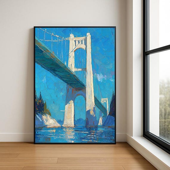 High Resolution Landmark Oil Painting