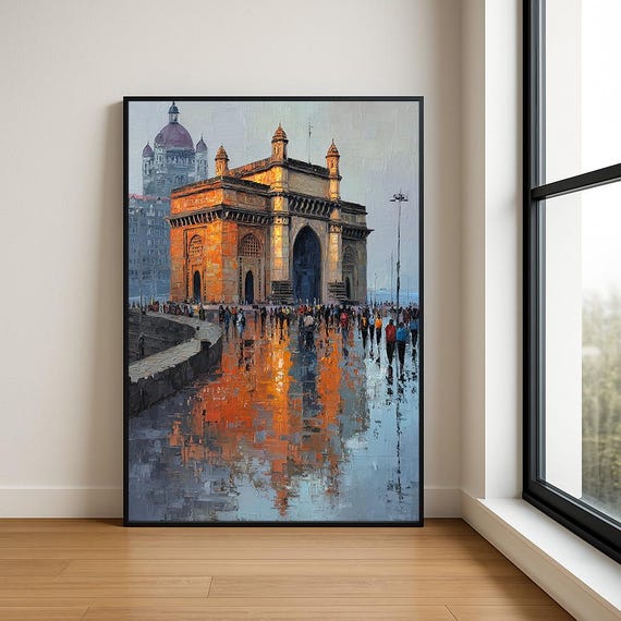 High Resolution Landmark Oil Painting