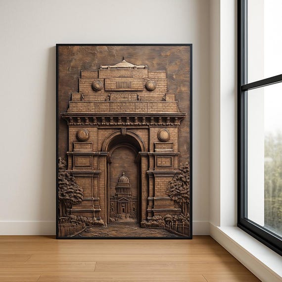High Resolution Landmark Oil Painting