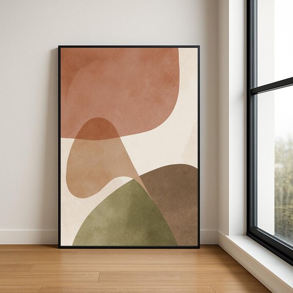 High Resolution Abstract Geometric Wall Art