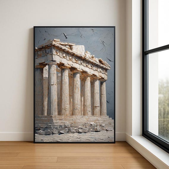 High Resolution Landmark Oil Painting