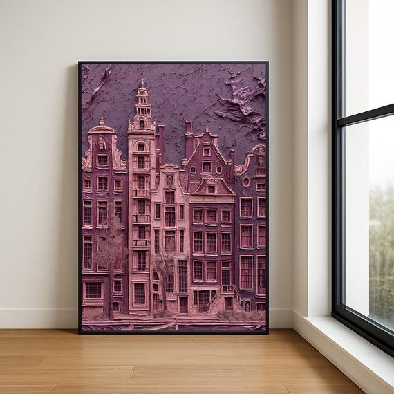 High Resolution Landmark Oil Painting