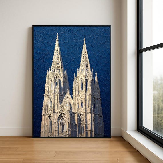 High Resolution Landmark Oil Painting