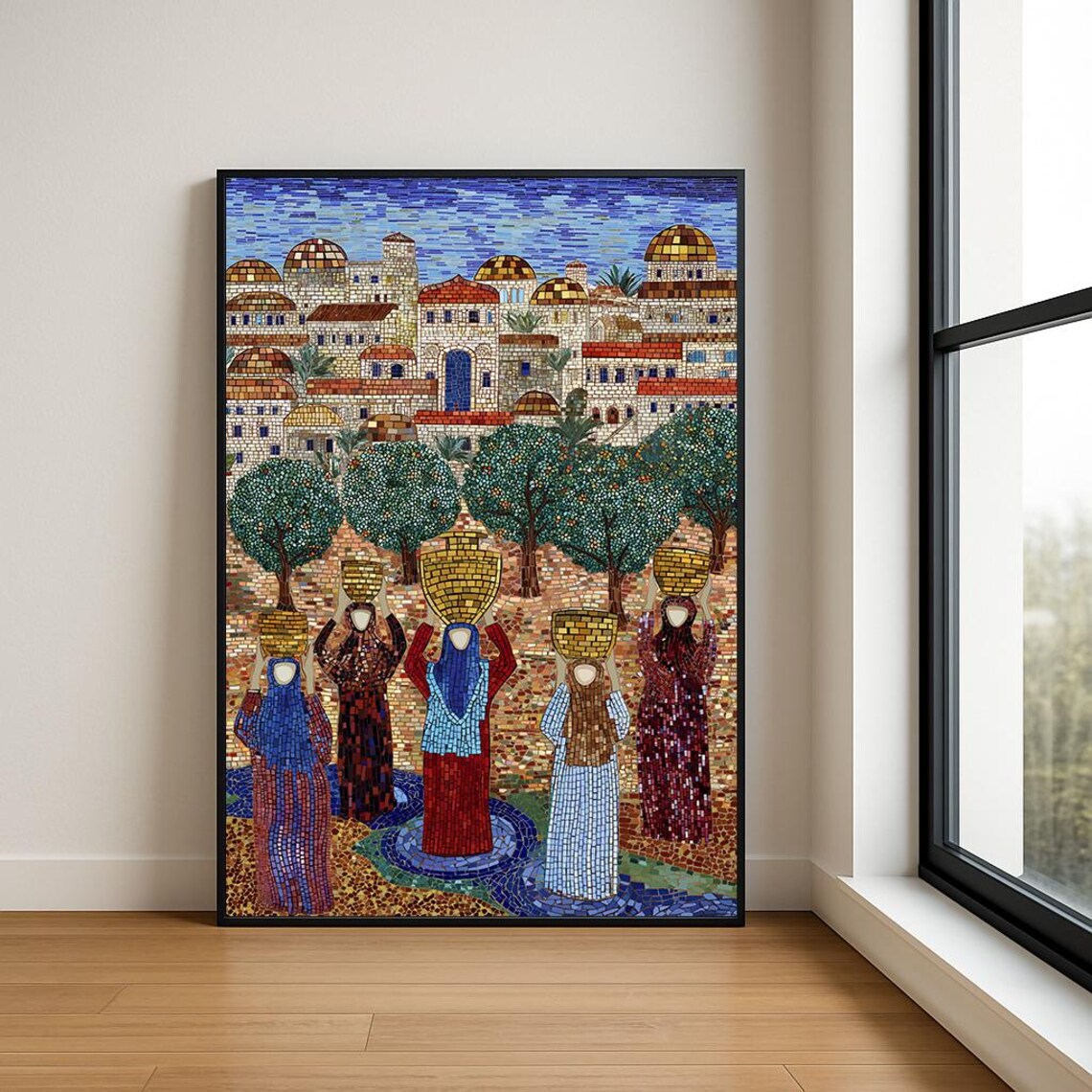Palestine Art Print Palestinian Wall Collection Middle Eastern Decor Abstract Traditional Designs