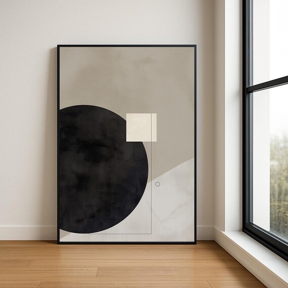 High Resolution Abstract Geometric Wall Art