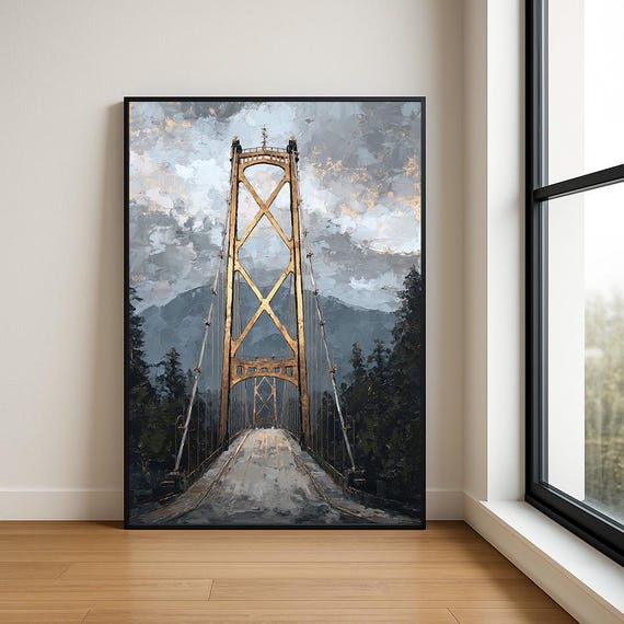 High Resolution Landmark Oil Painting
