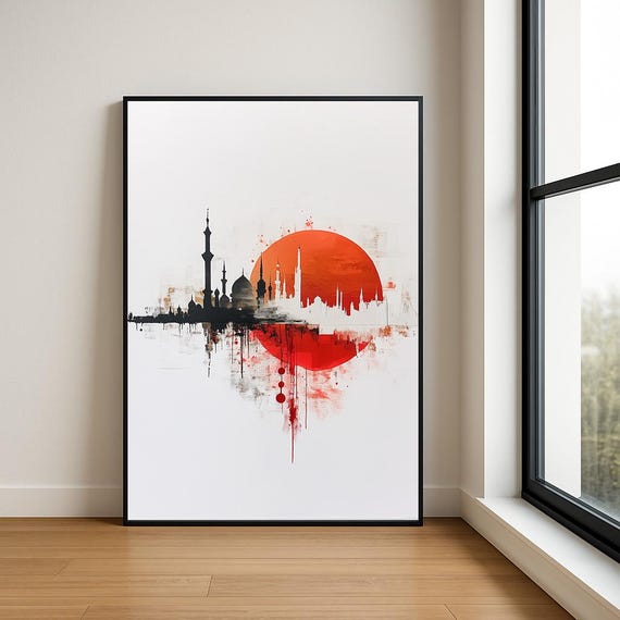 High Resolution Landmark Oil Painting