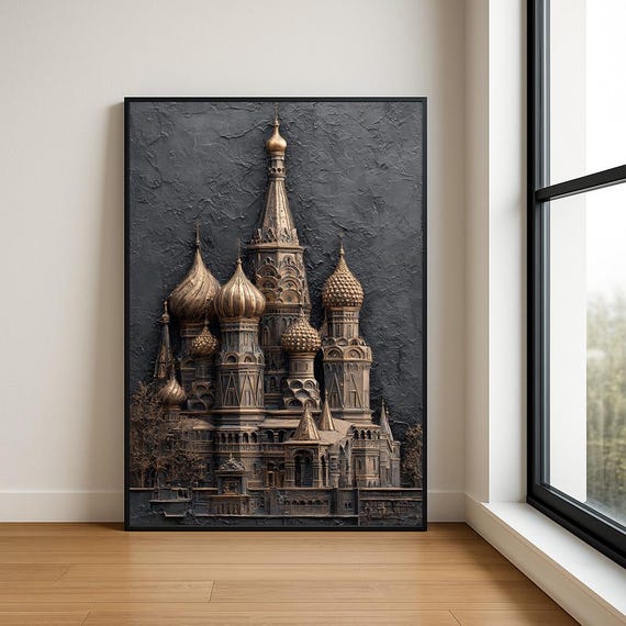 High Resolution Landmark Oil Painting