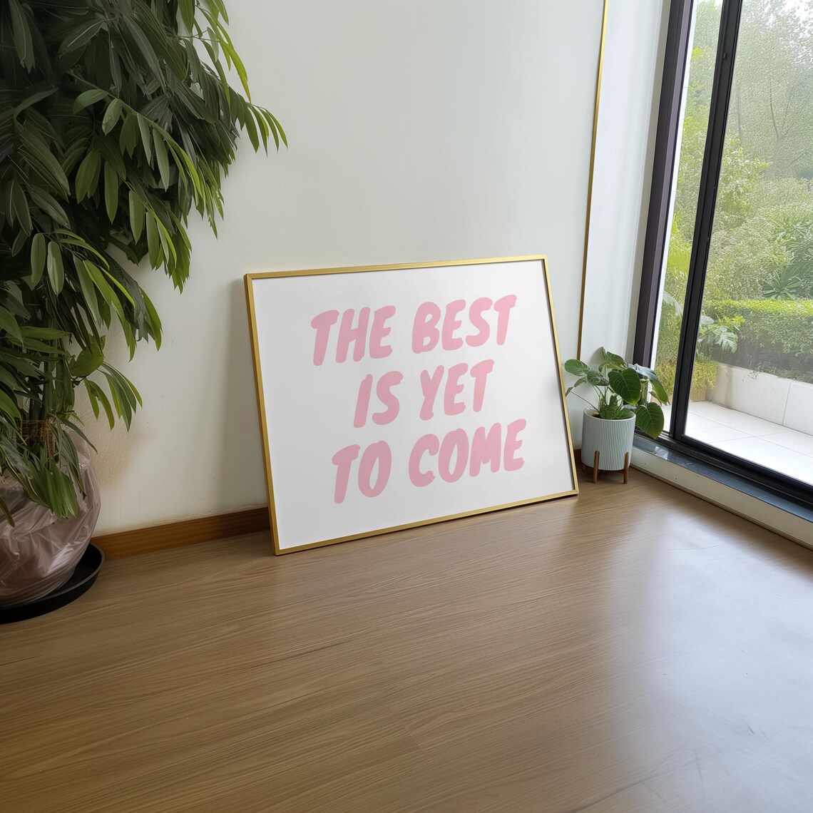 The Best Is Yet to Come Retro Typography Art Print - Image 3