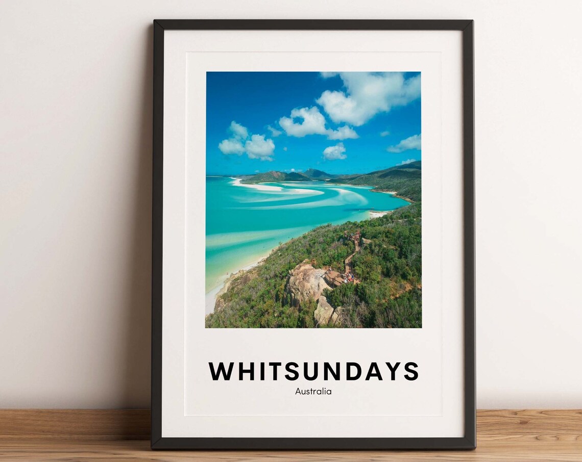 Whitsundays Art Print Whitsundays Travel Poster Whitsundays Islands Wall Art Whitsunday Islands Photography Whitsunday Islands