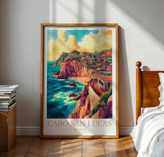 Cabo San Lucas Poster Mexico Print Travel Art Set