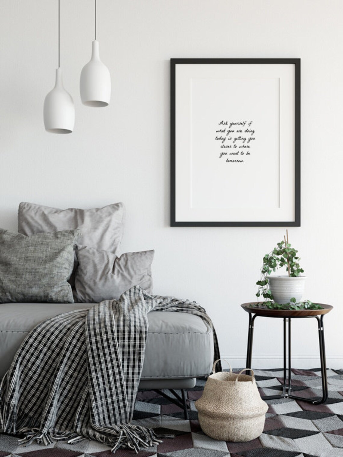 Motivational Quote Art Print, Goal Setting Inspiration - Image 2