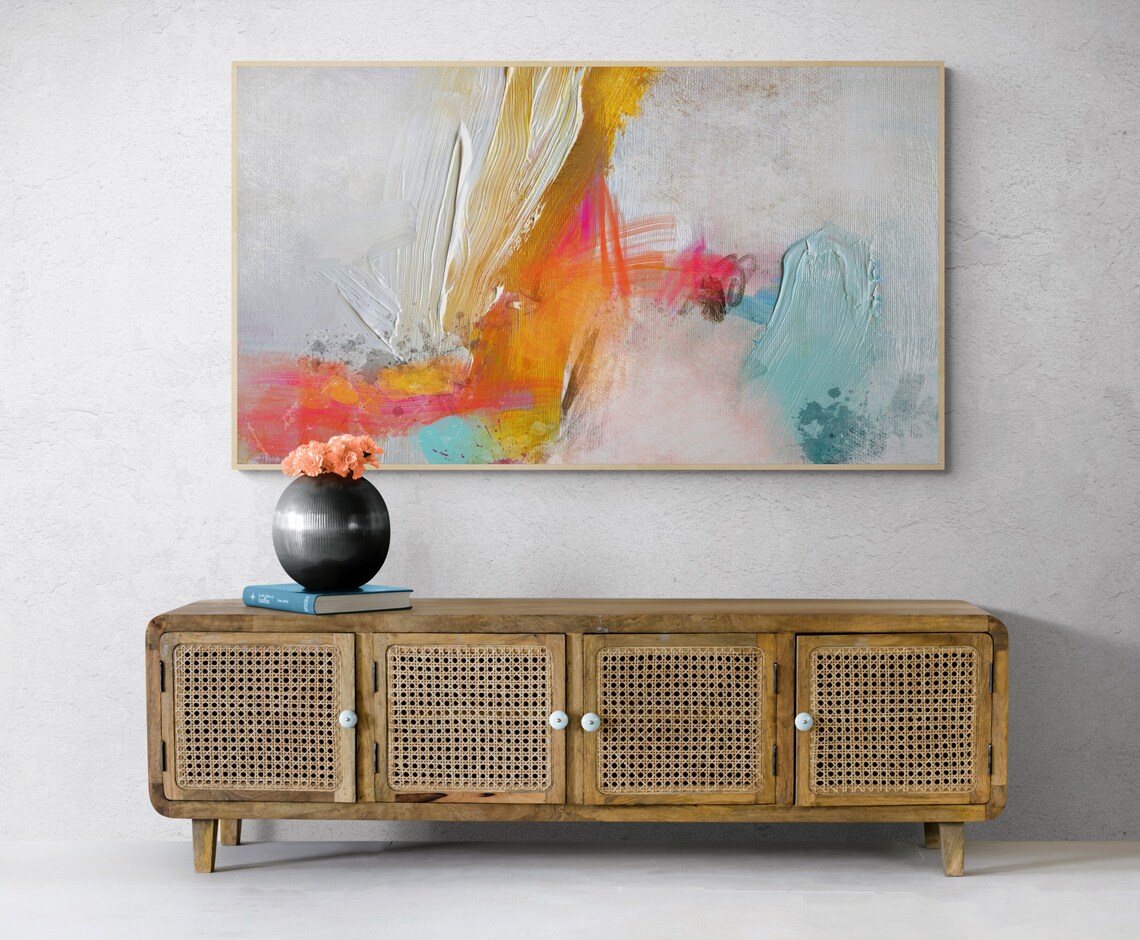 Brush Stroke Abstract Art Print, Modern Abstract - Image 4