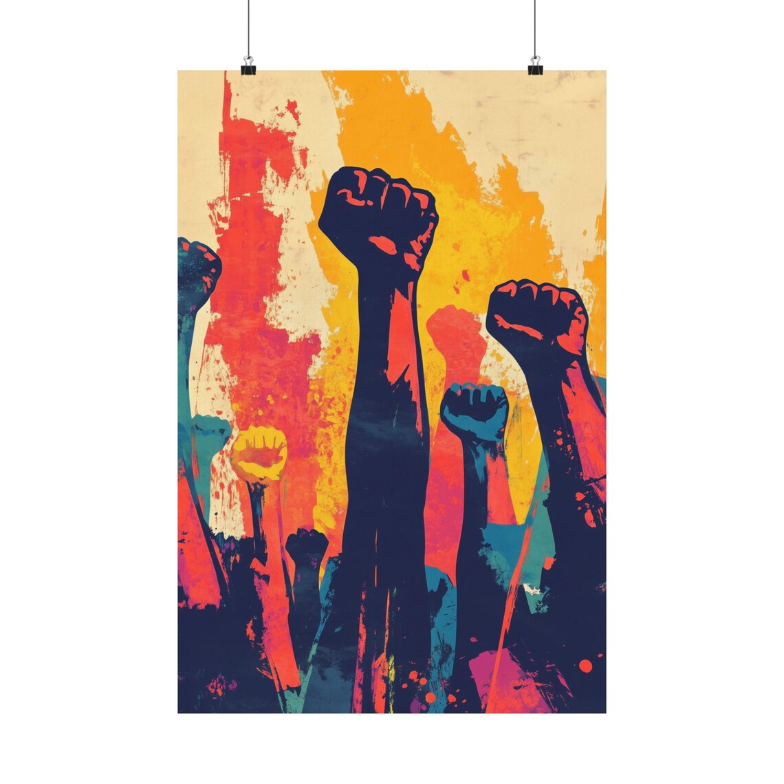 Protest Poster, Political Statement Art Print