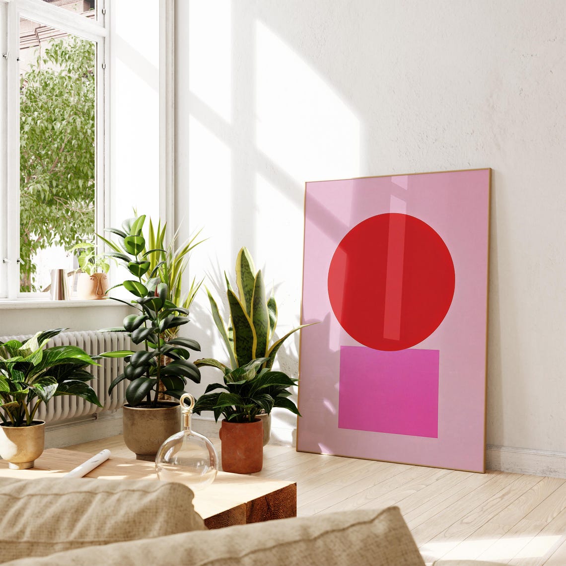 Abstract Geometric Modern Painting, Home Decor - Image 4