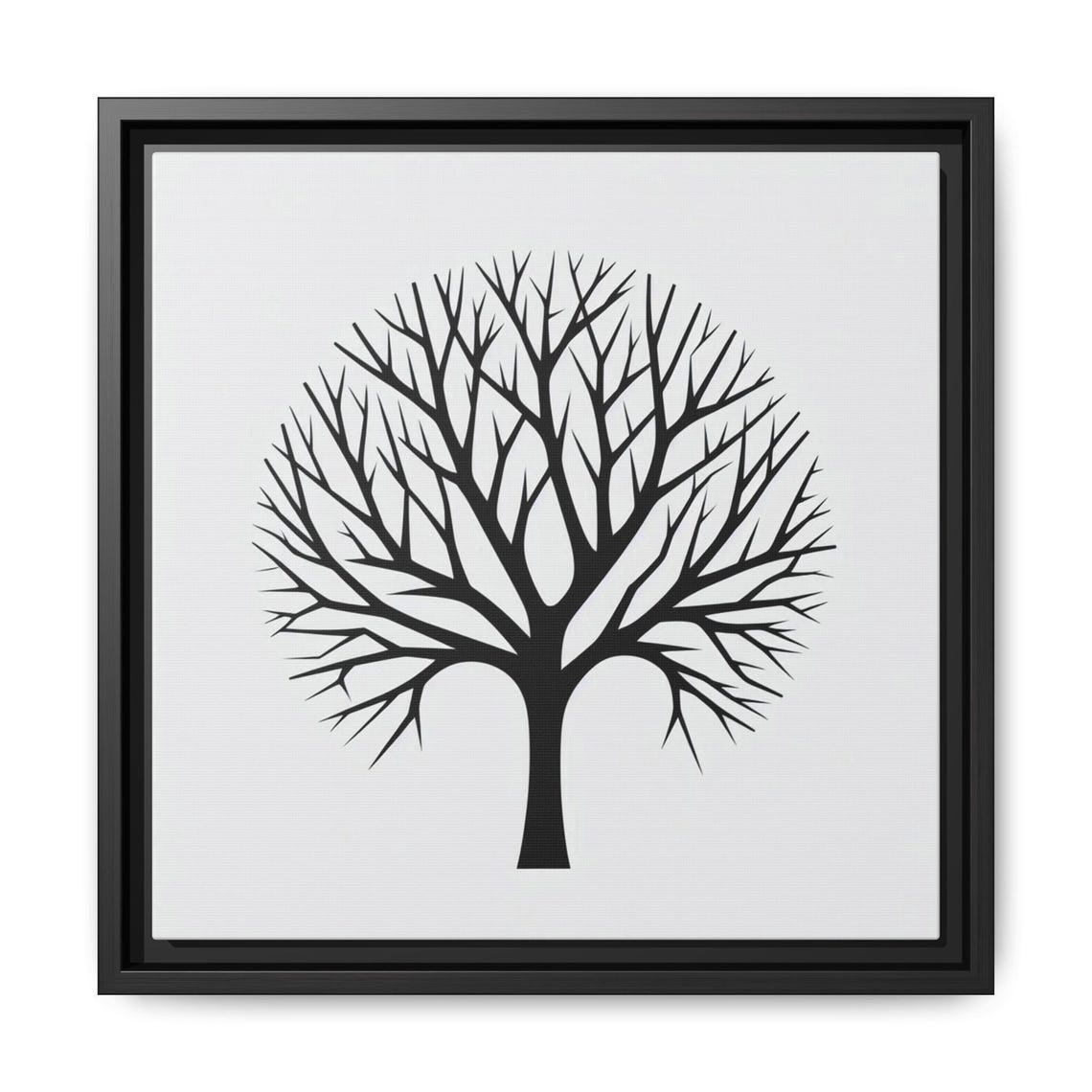 Framed Tree Wall Art Unique Home Decor Nature Inspired Art Print Minimalist Design Perfect For Living Room Gift For Nature Lovers