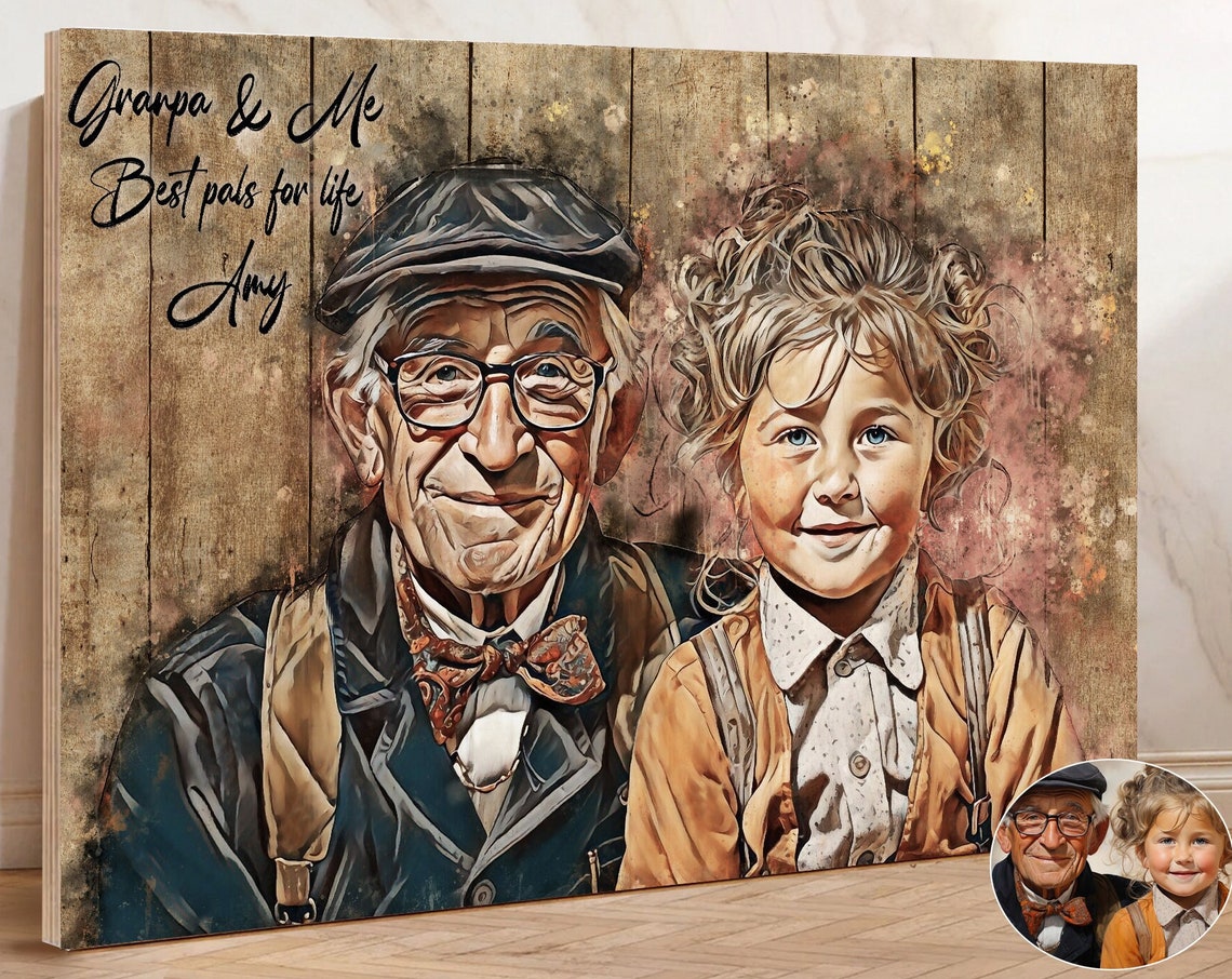 Grandpa Me Picture Frame Gift For Papa First Grandpa Gift New Papa Gift Personalized Gift For Him