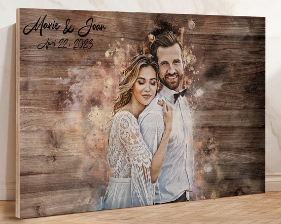 Personalized Wedding Gift For Couple Unique Engagement Gift For Bride Mens Personalized Gifts For Her Parents Anniversary Gifts For Him
