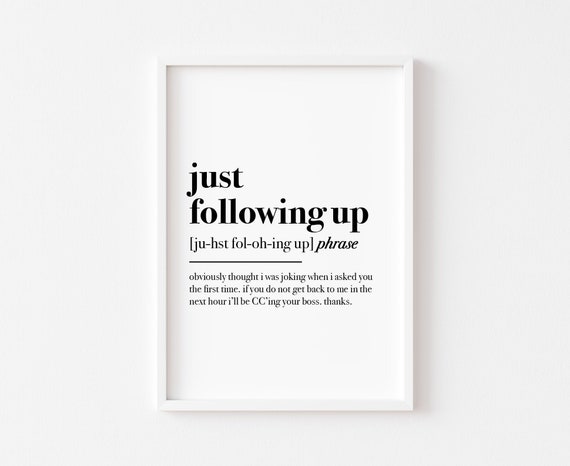 Home Office Sign Email Humor Art Print