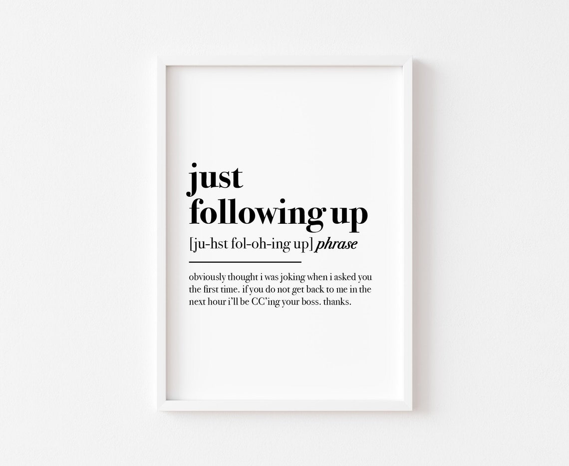 Home Office Sign Email Humor Art Print