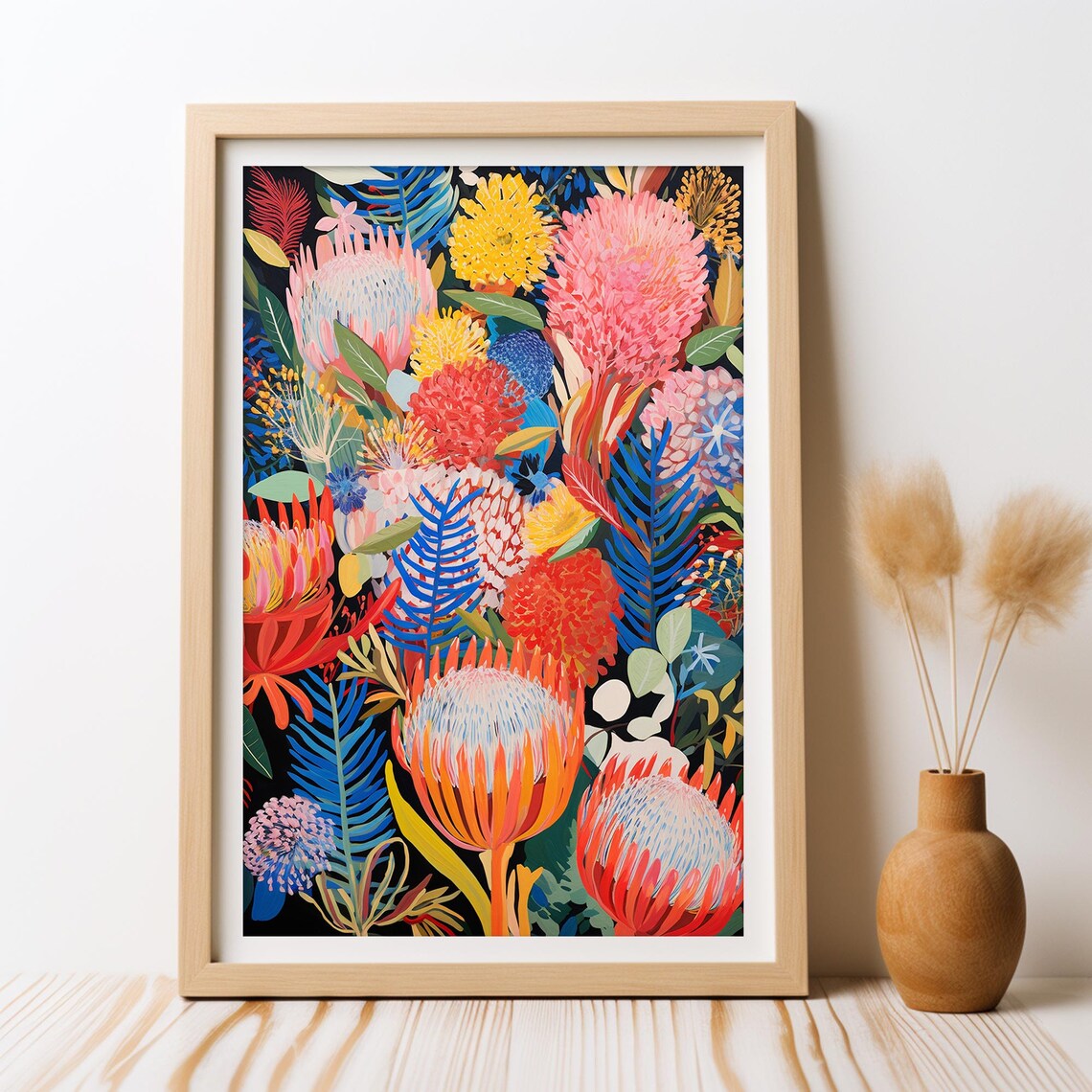 Australian Banksia - Native Flower Art
