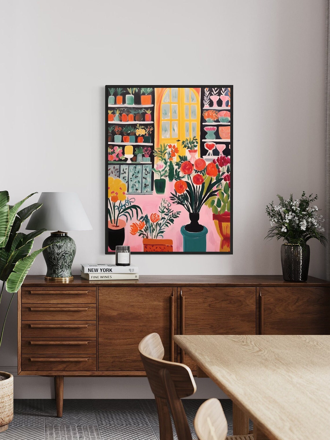 Flower Shop Print, Matisse Floral Decor - Image 2