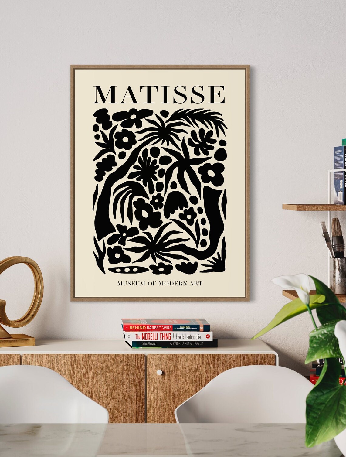 Henri Matisse Botanical Wall Art, Boho Minimalist - Image 4