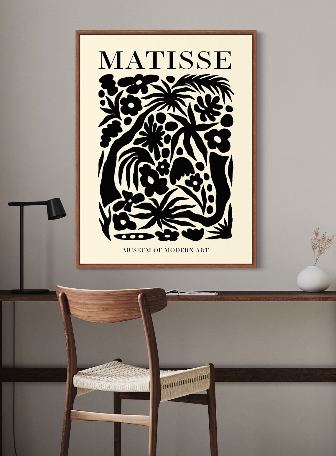 Henri Matisse Botanical Wall Art, Boho Minimalist