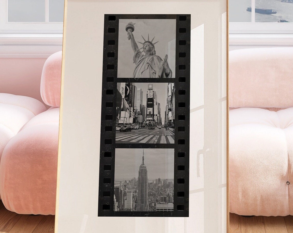 New York City Wall Art Print Poster Wall Art Ny New York Art Maximalist Ny Art New York Print New York Big Apple Wall Art Print Art