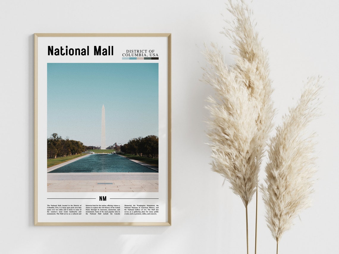 National Mall Poster National Mall Print National Mall Wall Art United States Photo United States Poster United States Print - Image 3