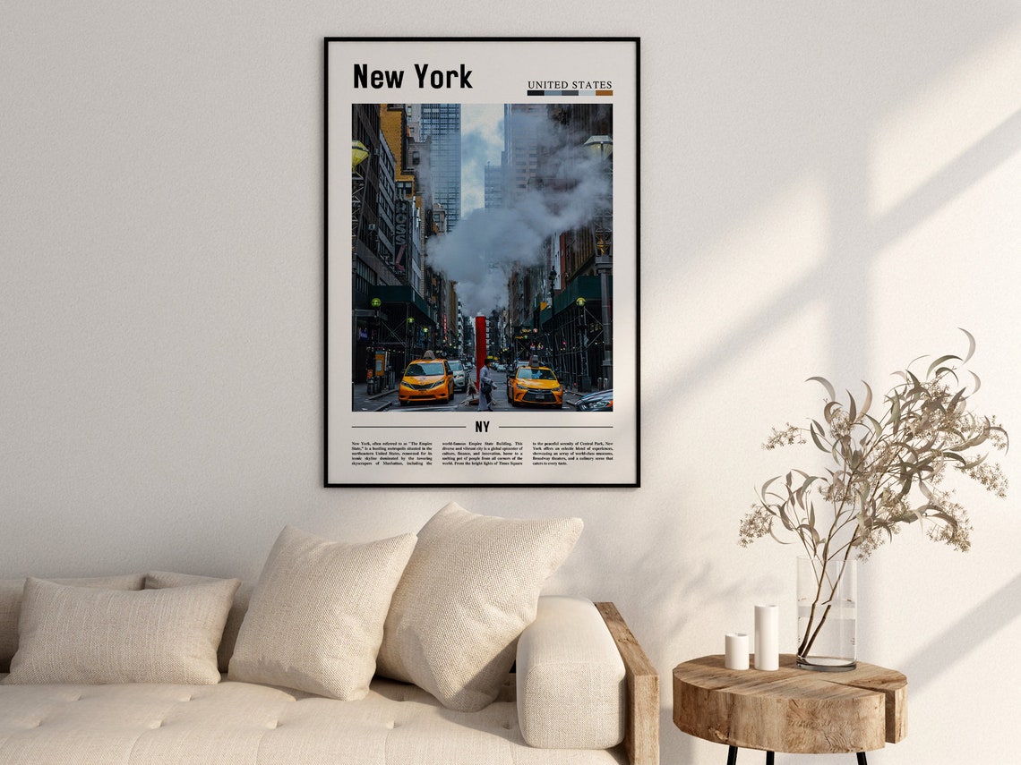 New York Poster New York Print New York Wall Art Ny Photo Ny Poster Ny Print New York Photo Travel Poster - Image 2