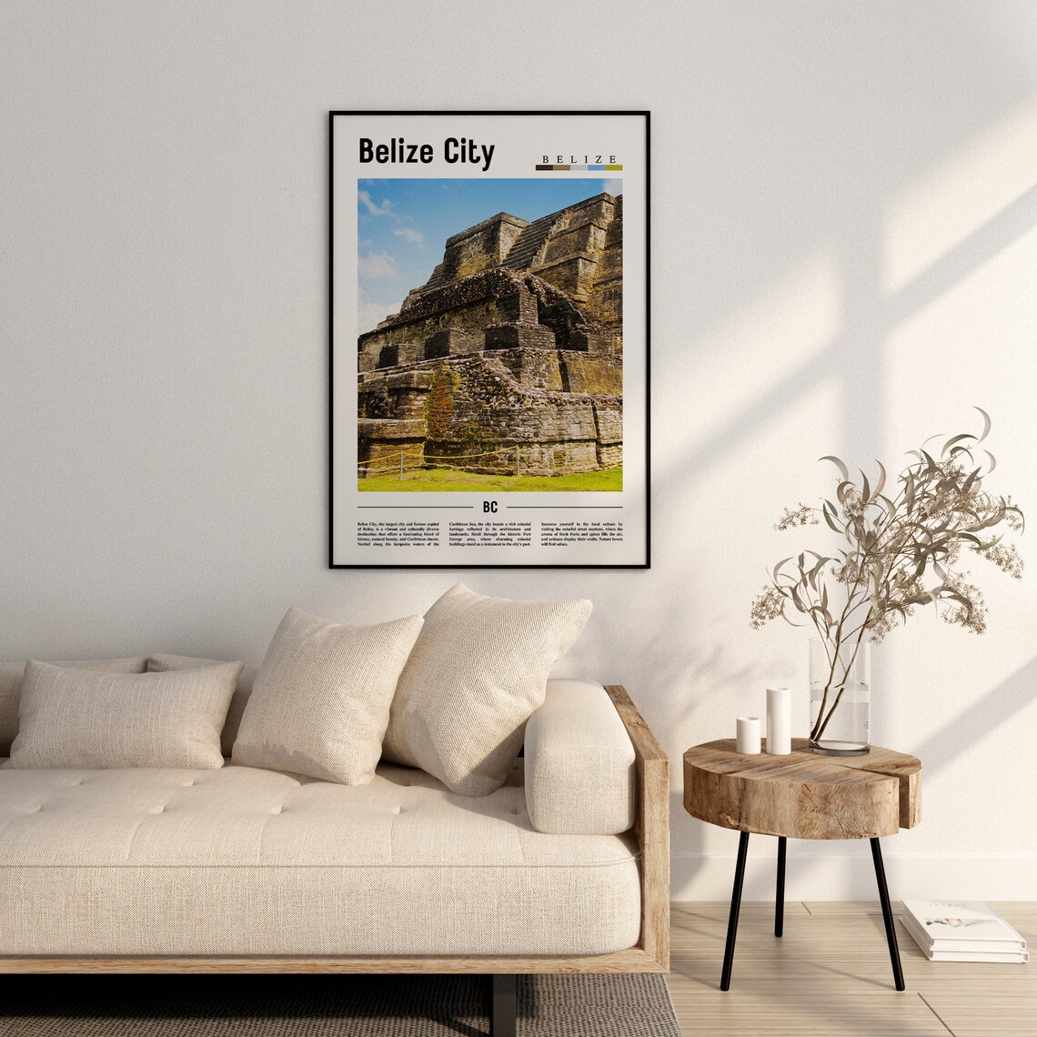 Belize City Travel Poster, Central America - Image 2
