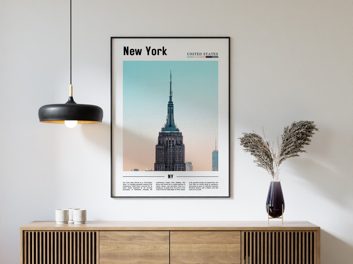 New York Travel Poster, NY Photo Print - Image 4