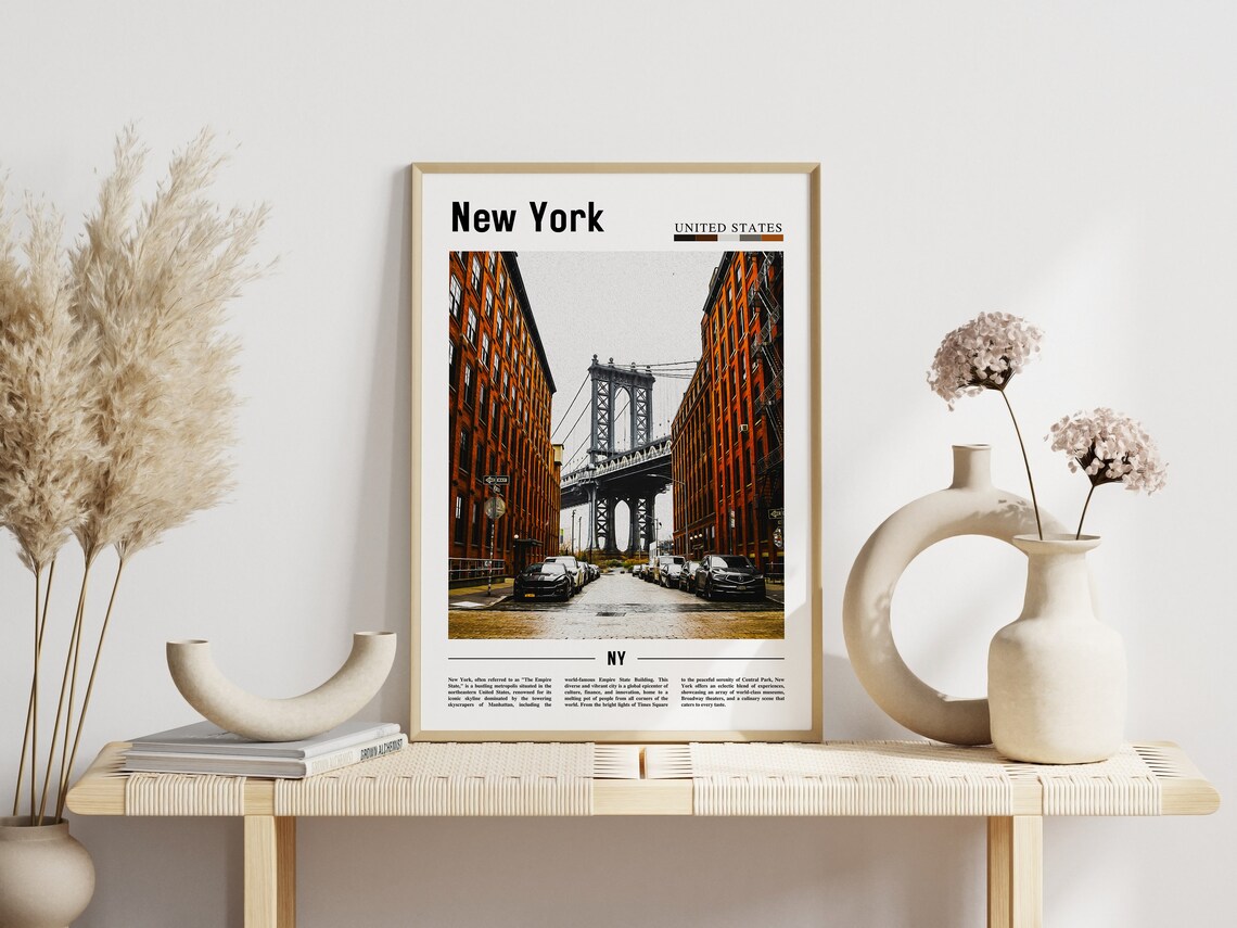 New York Travel Poster, New York City Photo - Image 6