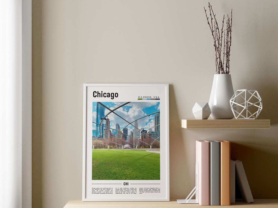 Chicago Travel Poster, United States Photo - Image 3