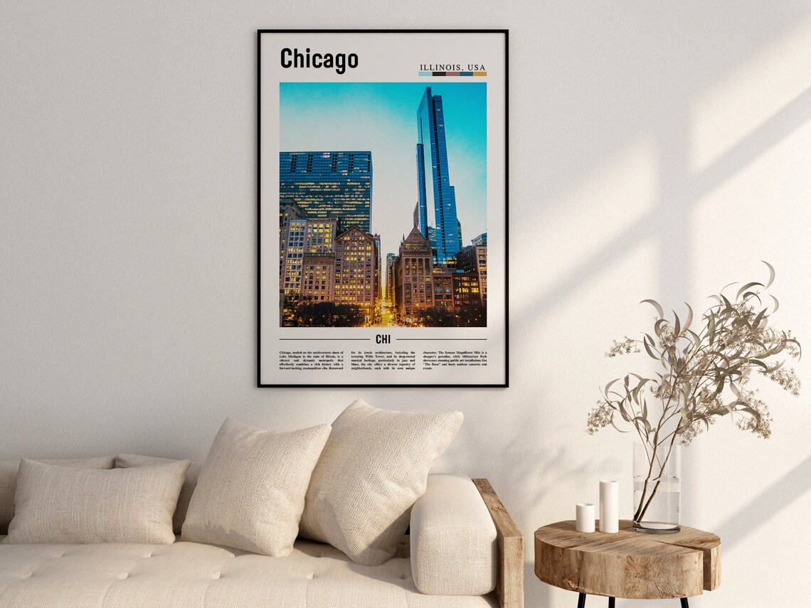 Chicago Travel Poster, United States Photo - Image 2