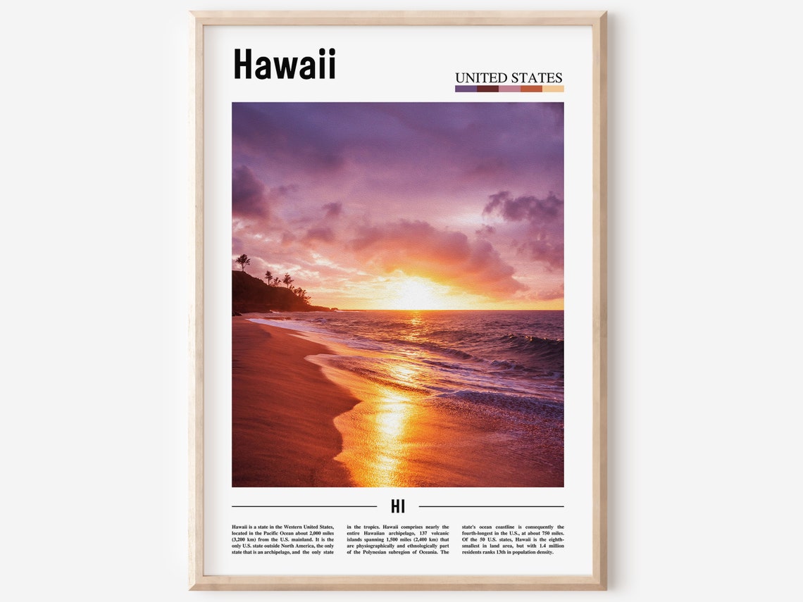 Hawaii Travel Poster
