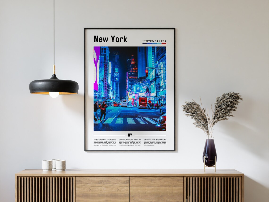 New York Travel Poster, City Wall Art Print - Image 4