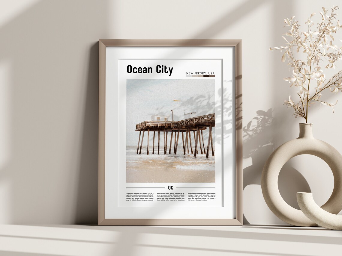 Ocean City Travel Poster, United States Photo - Image 4