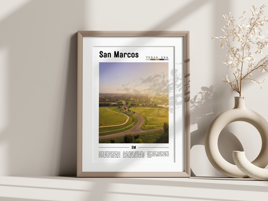 San Marcos, United States Travel Poster - Image 3