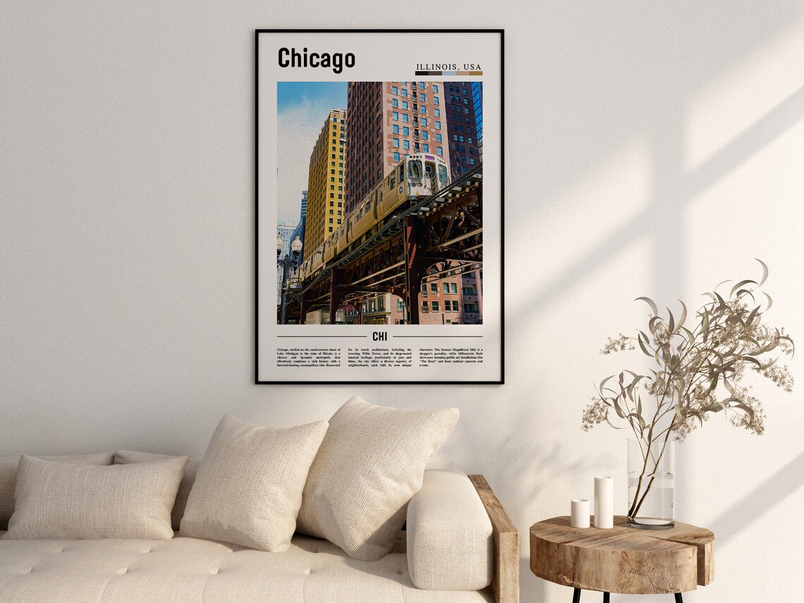 Chicago Travel Poster, United States Photo - Image 2