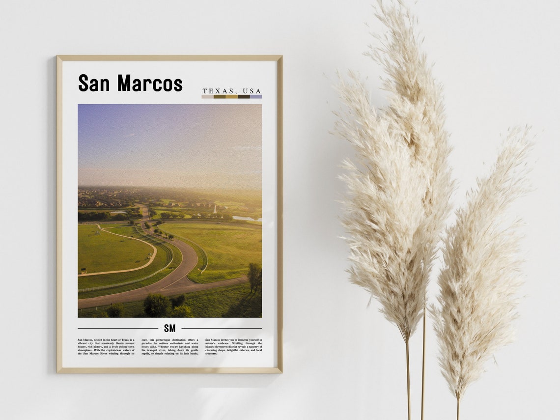 San Marcos, United States Travel Poster - Image 4
