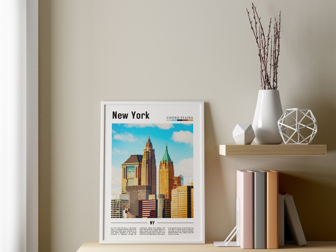 New York Poster New York Print New York Wall Art Ny Photo Ny Poster Ny Print New York Photo Travel Poster - Image 3