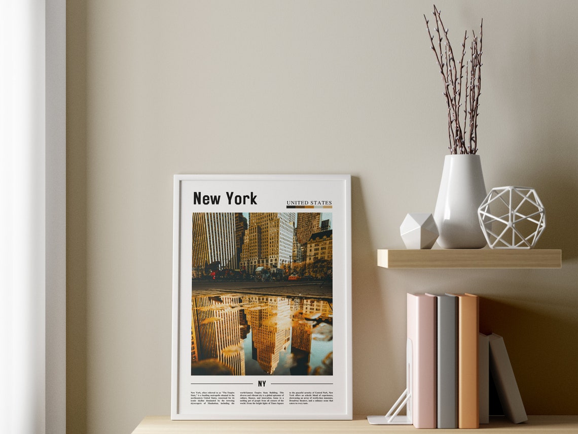 New York Poster New York Print New York Wall Art Ny Photo Ny Poster Ny Print New York Photo Travel Poster - Image 3