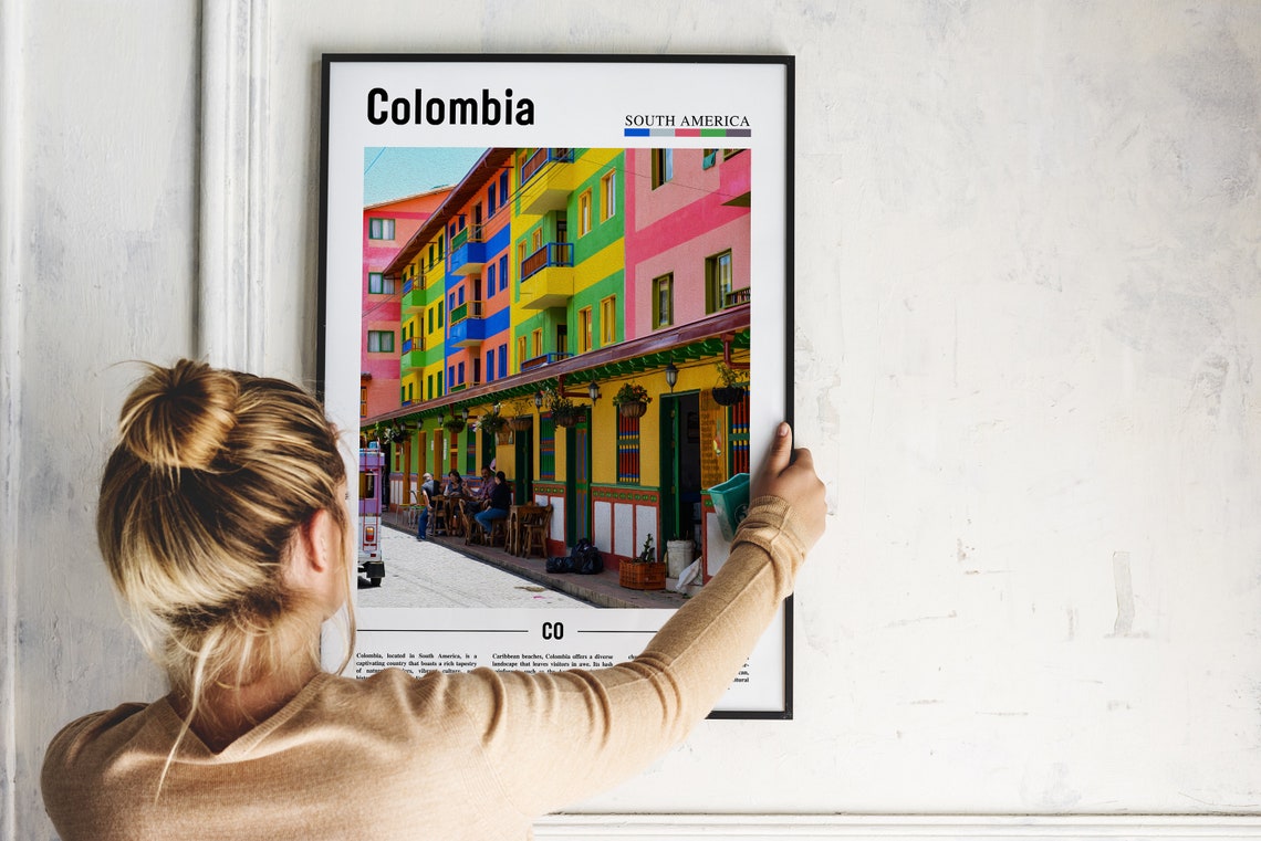 Colombia Travel Poster, South America - Image 5