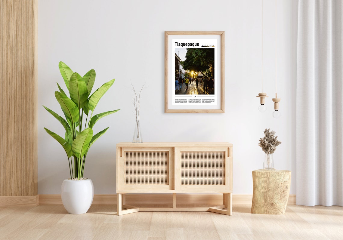 Tlaquepaque Poster Tlaquepaque Print Tlaquepaque Wall Art Minimal Travel Print Travel Destination Oil Painting Poster - Image 5