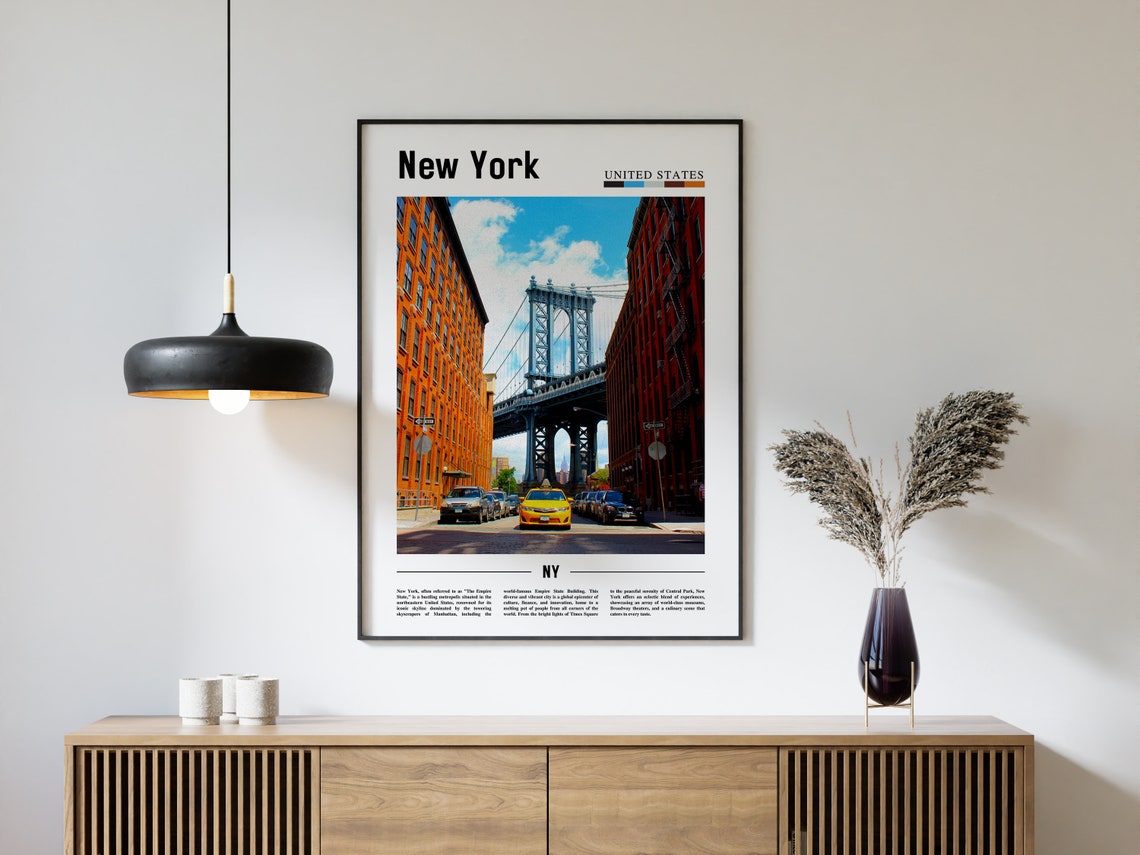 New York Poster New York Print New York Wall Art Ny Photo Ny Poster Ny Print New York Photo Travel Poster - Image 4