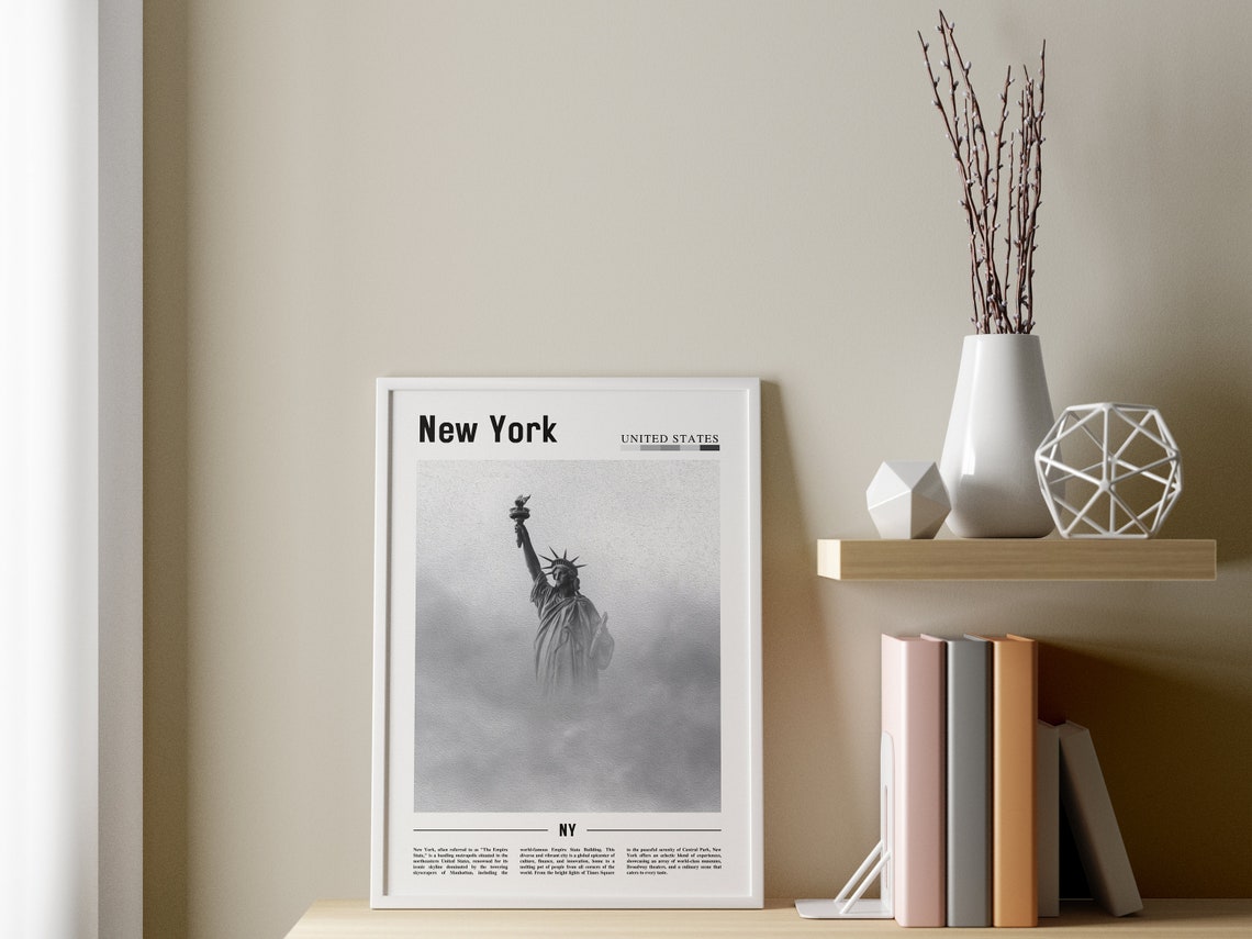 New York Poster New York Print New York Wall Art Ny Photo Ny Poster Ny Print New York Photo Travel Poster - Image 3
