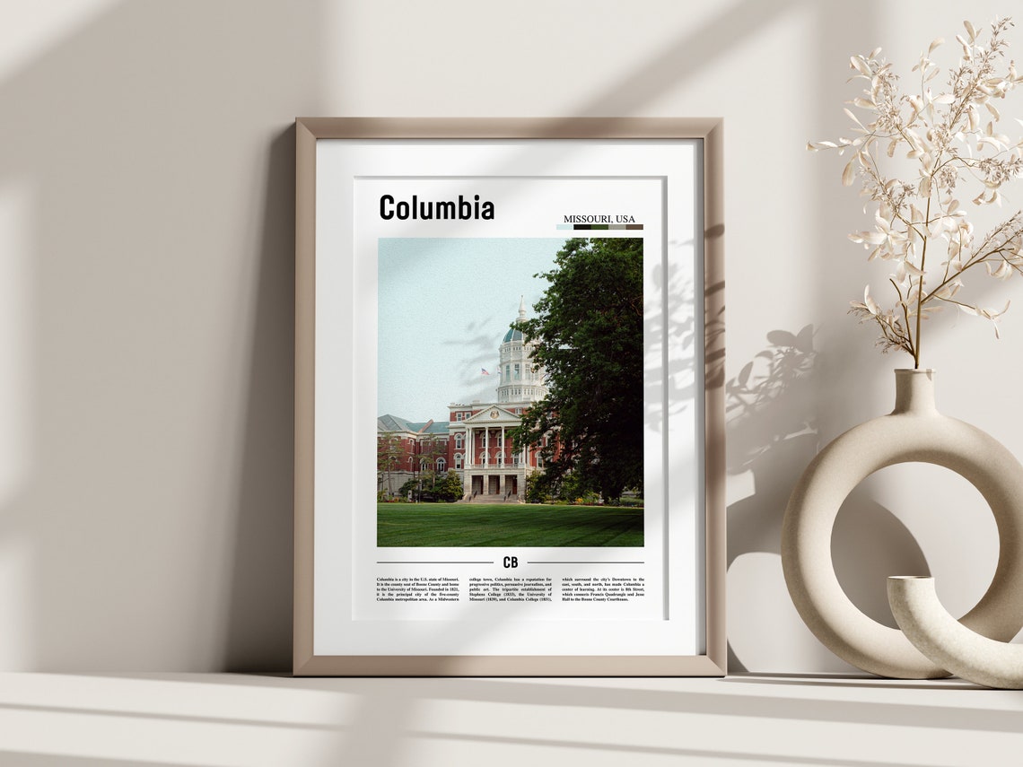 Columbia Poster Columbia Print Columbia Wall Art United States Photo United States Poster United States Print - Image 2