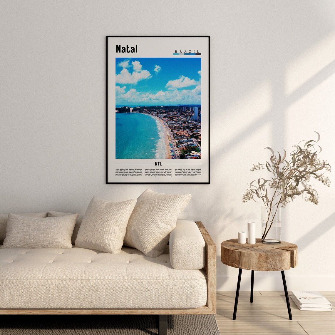 Natal Travel Poster, South America Landmark - Image 2